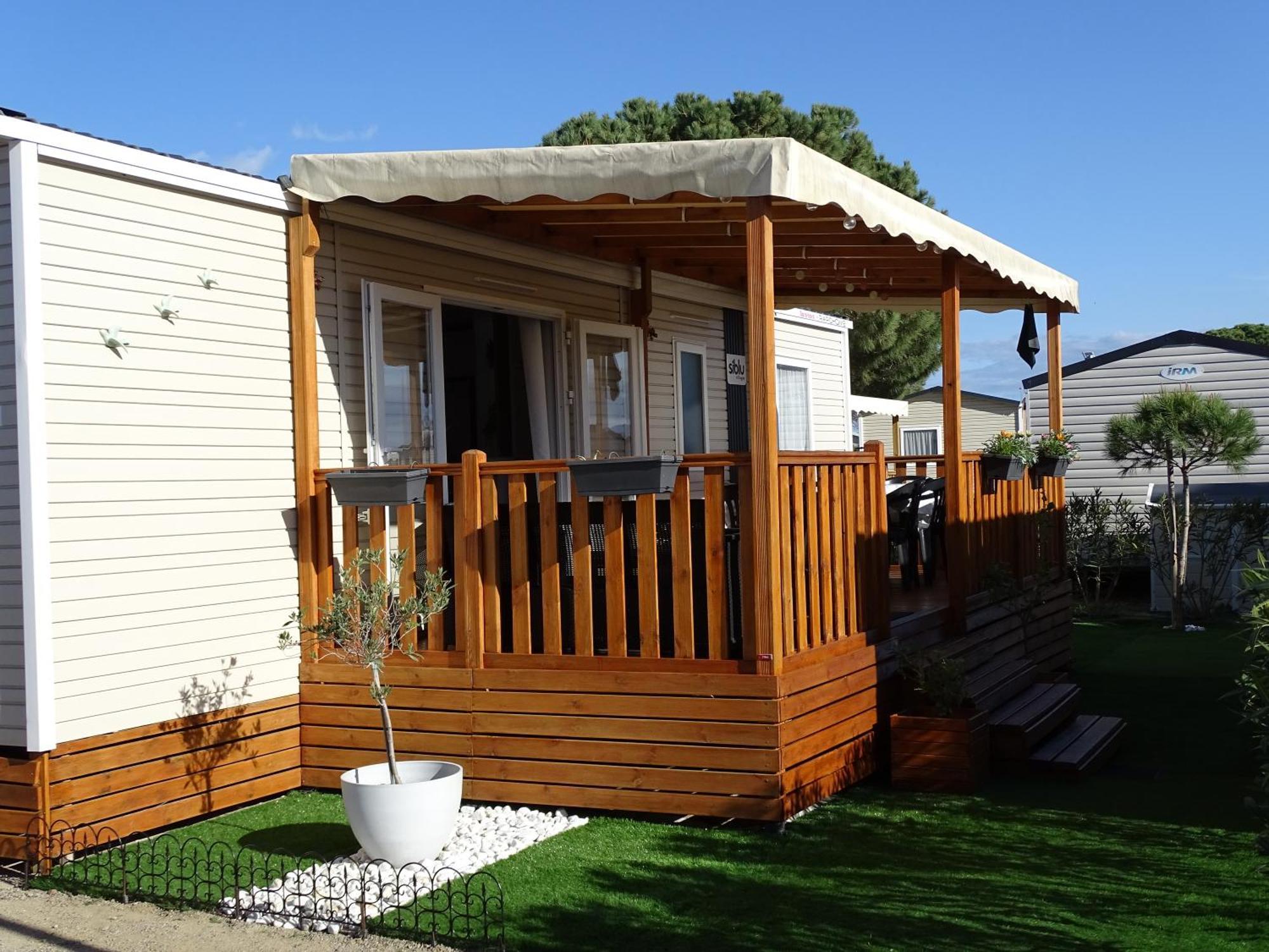Mobil home moderne neuf et ultra équipé de 6 à 8 couchages avec WE ALL INCLUSIVE Canet-en-Roussillon Exterior foto